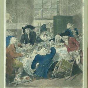 Georgian Print: An Ordinary or Lunch at Two O’Clock Georgian Inn Antique Prints