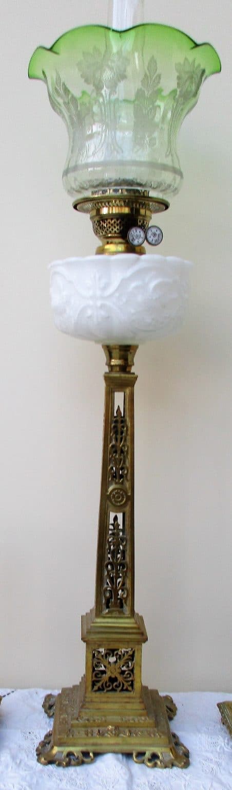 Anglo-French Oil Lamp