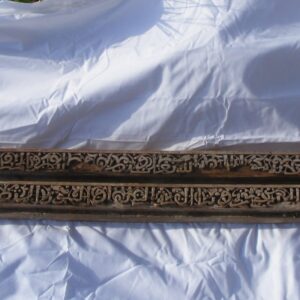 Stunning Pair Carved Wood Calligraphic Beams 500 years old Egypt Mamluk period Egyptian Architectural Antiques