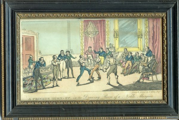 Four Regency Boxing Prints