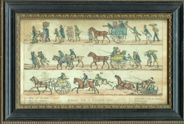 Four Regency Boxing Prints - Image 3