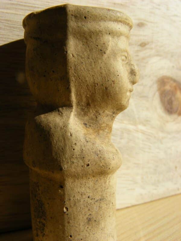 SOLD: Beautiful Pottery Medieval Chess or Gaming Piece in male form possibly Southern Italy / Sicily Norman Period - Image 2