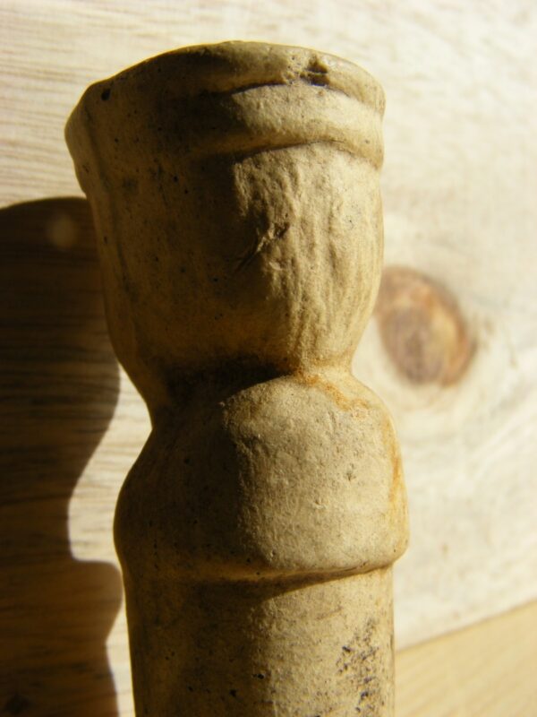 SOLD: Beautiful Pottery Medieval Chess or Gaming Piece in male form possibly Southern Italy / Sicily Norman Period - Image 4