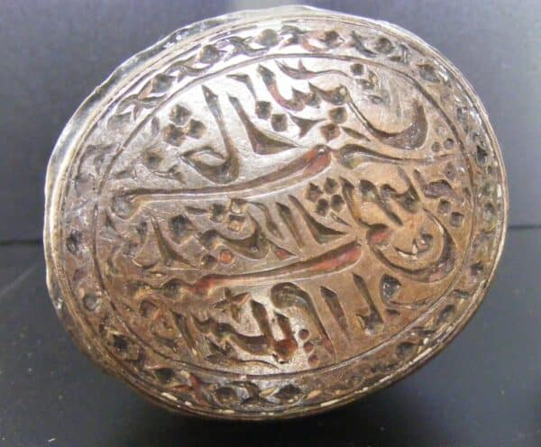 SOLD: UNIQUE silver seal belonging to Charles Gilbert Master CSI (Order of the Star in India) British Raj Mughal Period c1870-1875 - Image 2