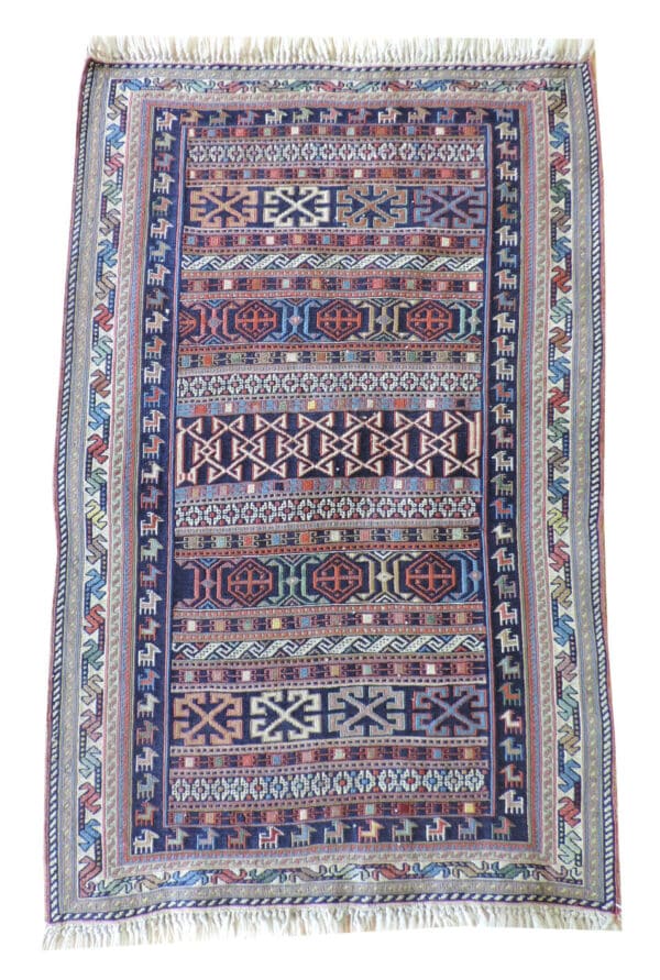 SHAHSEWAN 105cm x 67cm Antique Rugs 3