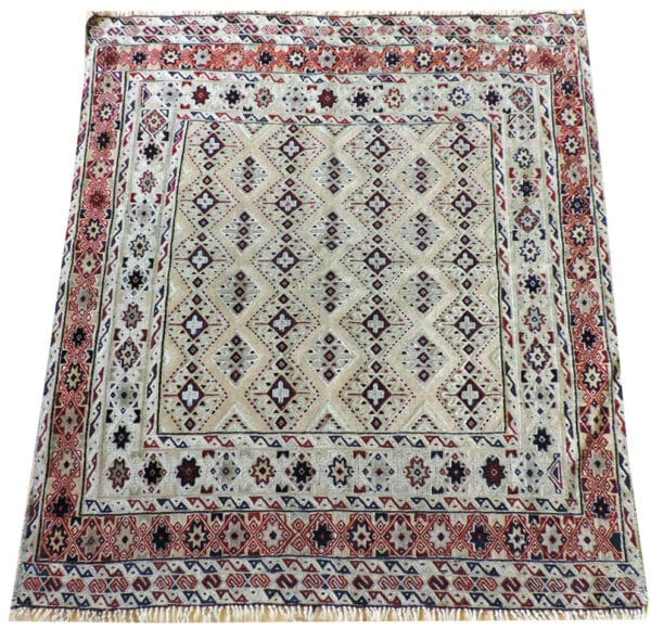 MUSHVANI 131cm x 115cm Antique Rugs 3