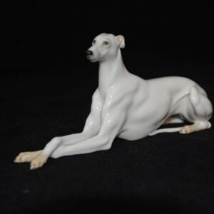 An Augarten Greyhound Augarten Antique Ceramics