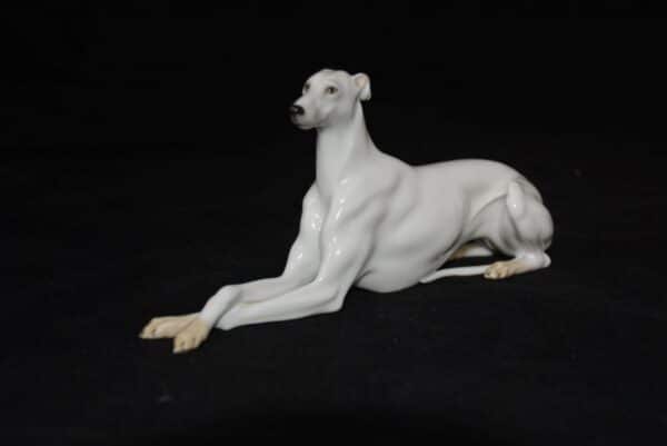 An Augarten Greyhound Augarten Antique Ceramics 3