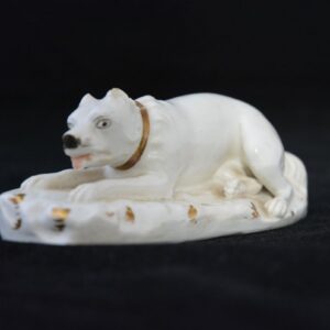 A small Rockingham Mastiff mastiff Antique Ceramics
