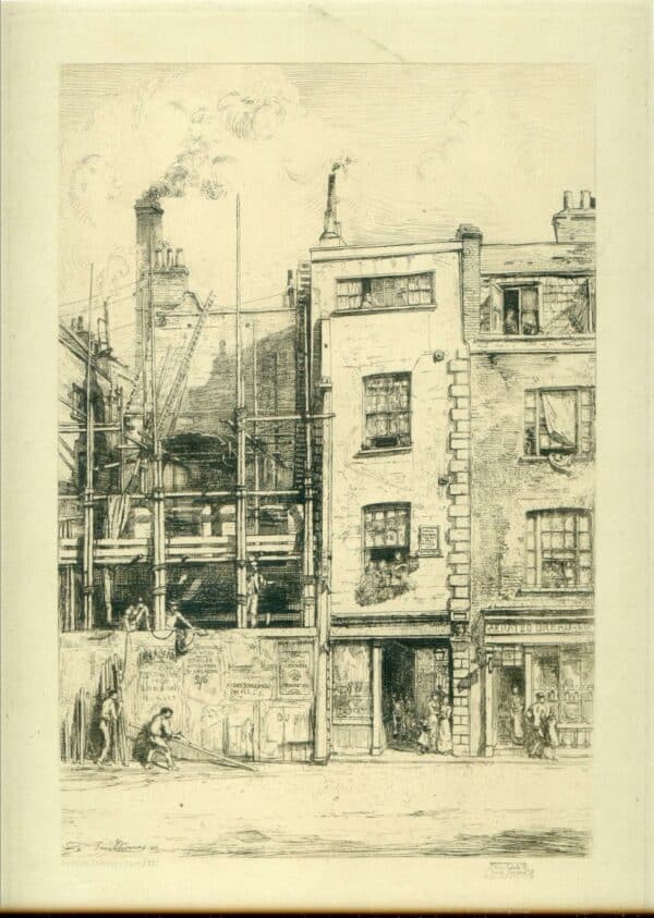 John Dryden’s House, London John Dryden Antique Prints 3