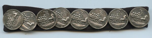 Eight Dutch Silver Buttons