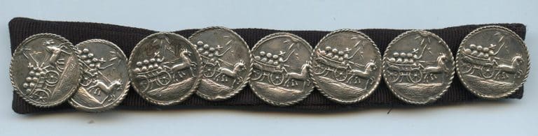 Eight Dutch Silver Buttons