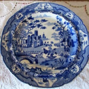Gothic Castle Hot Water Plate Spode
