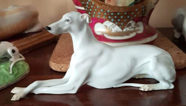 An Augarten Greyhound Augarten Antique Ceramics 4