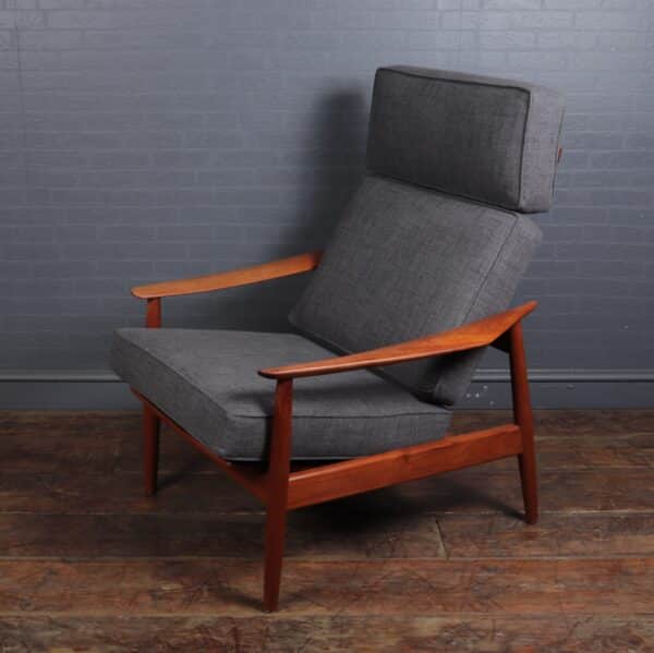 Mid Century Teak Armchair FD164 by Arne Vodder for Cado c1960 Antique Chairs 15