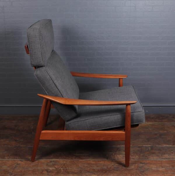 Mid Century Teak Armchair FD164 by Arne Vodder for Cado c1960 Antique Chairs 4