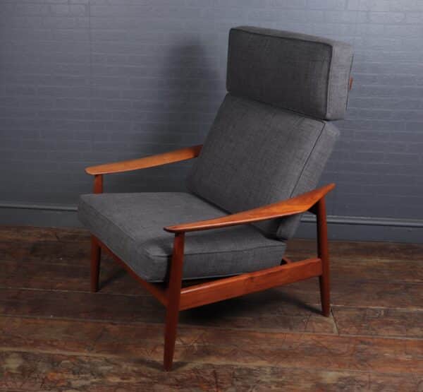 Mid Century Teak Armchair FD164 by Arne Vodder for Cado c1960 Antique Chairs 10