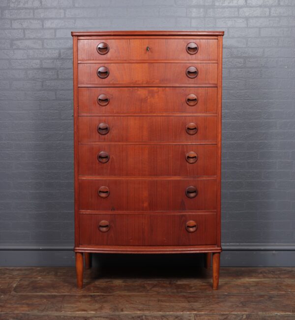 Mid Century Modern Danish Teak Chest of Drawers c1950 - Image 13