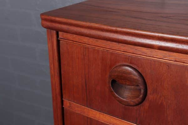 Mid Century Modern Danish Teak Chest of Drawers c1950 - Image 12