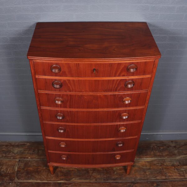 Mid Century Modern Danish Teak Chest of Drawers c1950 - Image 11