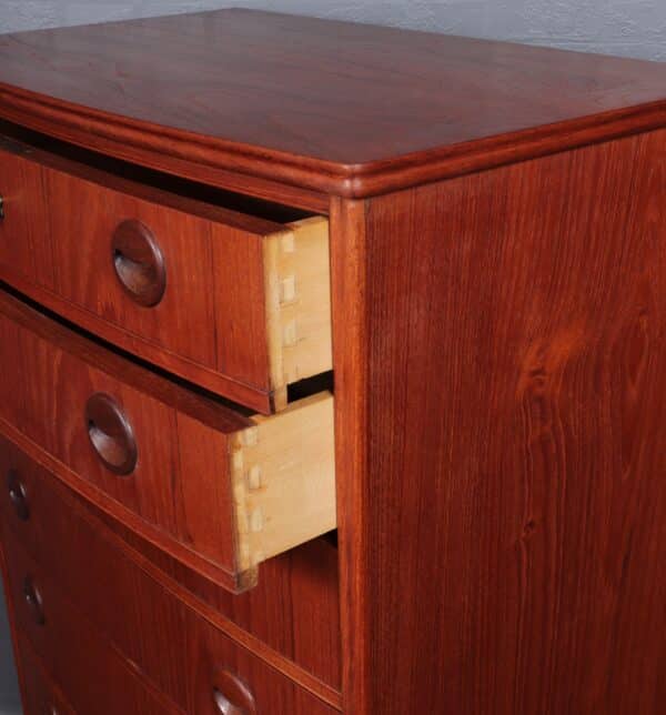 Mid Century Modern Danish Teak Chest of Drawers c1950 - Image 6