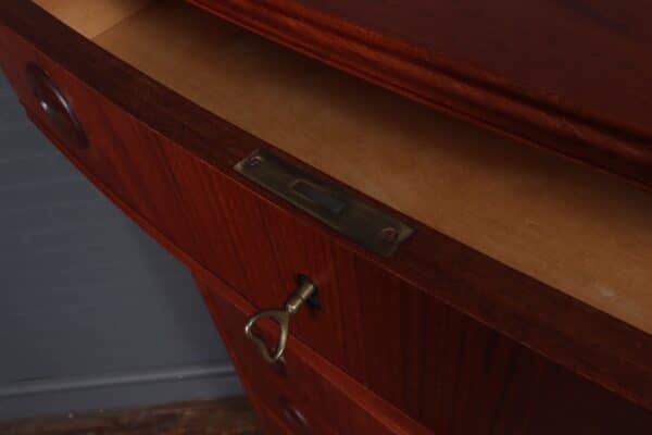 Mid Century Modern Danish Teak Chest of Drawers c1950 - Image 5