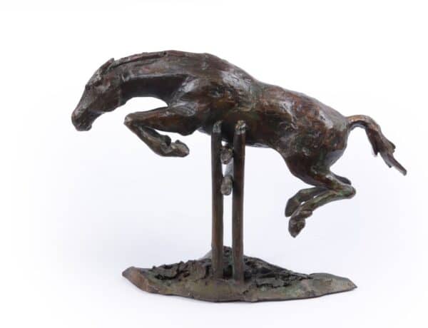 Bronze Study of a Horse Jumping c1950 Antique Sculptures 15