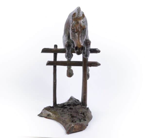 Bronze Study of a Horse Jumping c1950 - Image 11