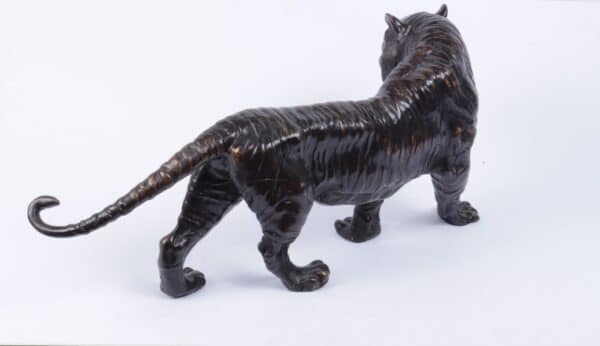 Bronze Tiger Sculpture c1950 Antique Sculptures 11