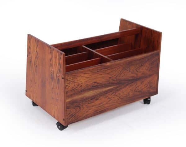 Mid Century Magazine Rack by Rolf Hesland for Bruksbo