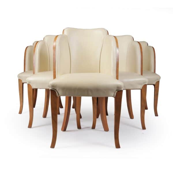 Art Deco Dining Table and Chairs by Epstein - Image 11