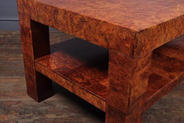 Italian Coffee Table in Burr Yew - Image 2
