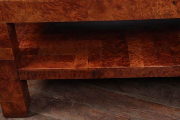 Italian Coffee Table in Burr Yew Antique Tables 15