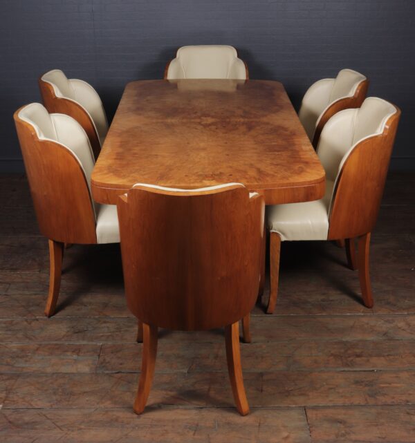 Art Deco Dining Table and Chairs by Epstein - Image 10