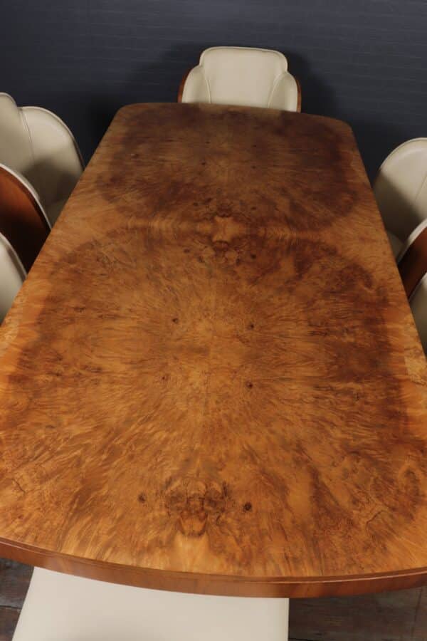 Art Deco Dining Table and Chairs by Epstein - Image 8