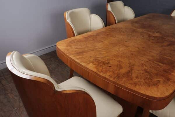 Art Deco Dining Table and Chairs by Epstein - Image 7