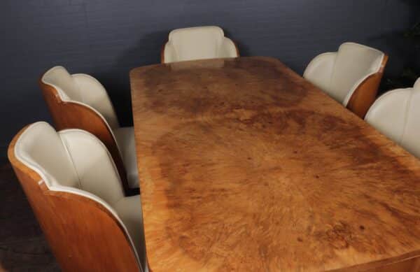 Art Deco Dining Table and Chairs by Epstein - Image 6
