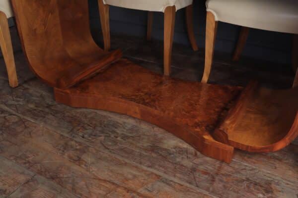 Art Deco Dining Table and Chairs by Epstein - Image 5