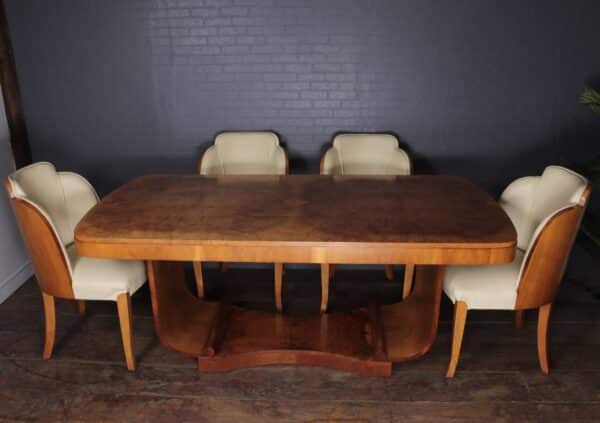 Art Deco Dining Table and Chairs by Epstein - Image 4