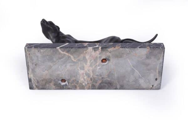 Art Deco Patinated Black Panther Sculpture by Jaques Limousin - Image 14