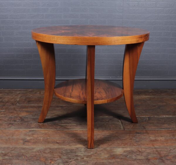 Art Deco Walnut Coffee Table - Image 2