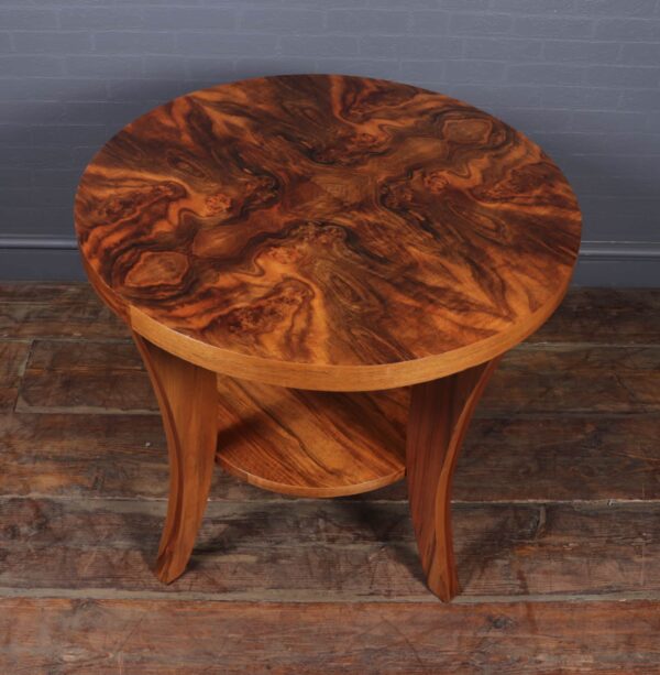 Art Deco Walnut Coffee Table - Image 14