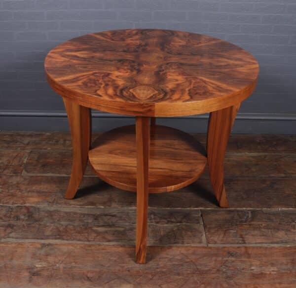 Art Deco Walnut Coffee Table - Image 13