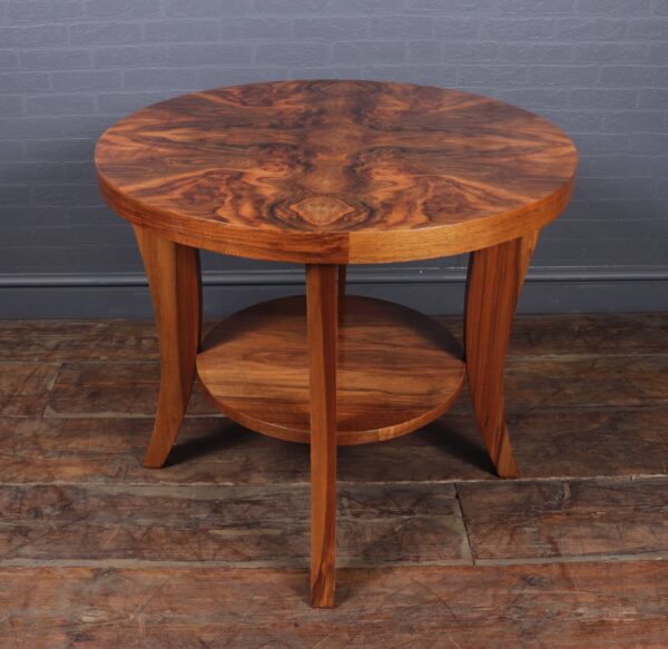 Art Deco Walnut Coffee Table Antique Tables 13