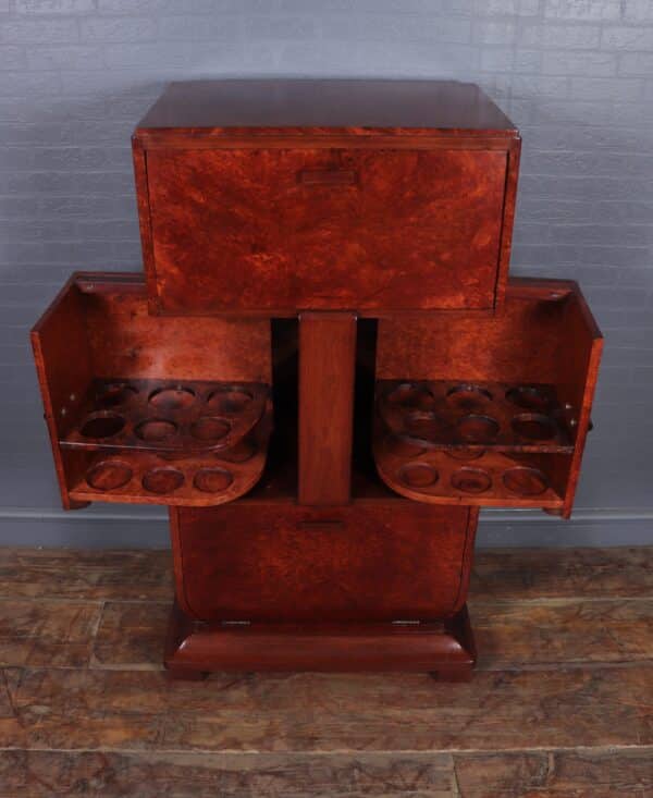 Italian Art Deco Cocktail Cabinet Antique Cabinets 11