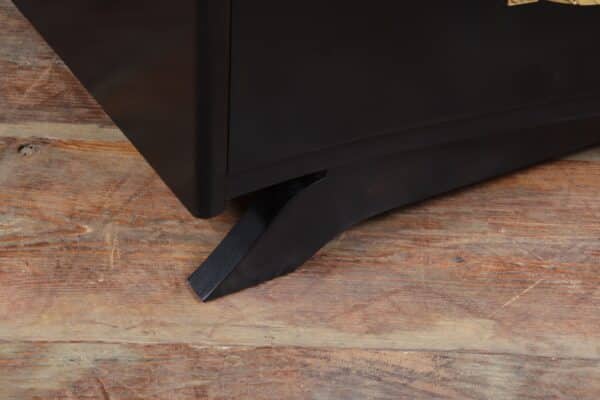 Art Deco Commode Chest of Drawers in Black Ebonised Lacquer - Image 10