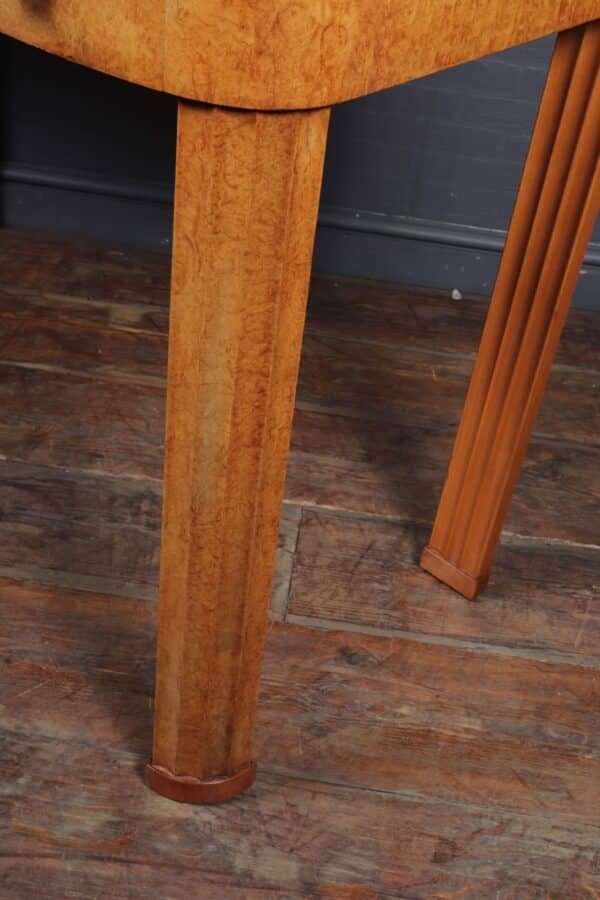 Art Deco Serving Table in Burr Maple c1930 - Image 10