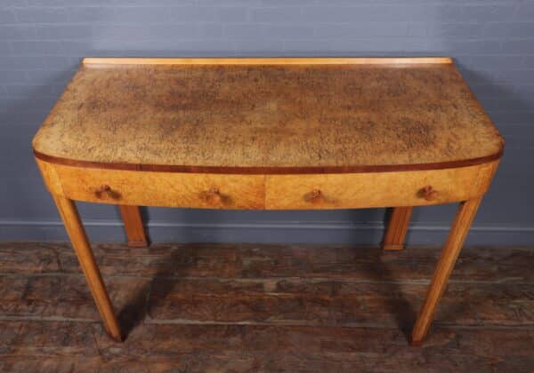 Art Deco Serving Table in Burr Maple c1930 - Image 8
