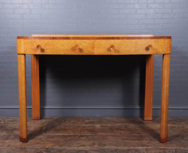 Art Deco Serving Table in Burr Maple c1930 - Image 7