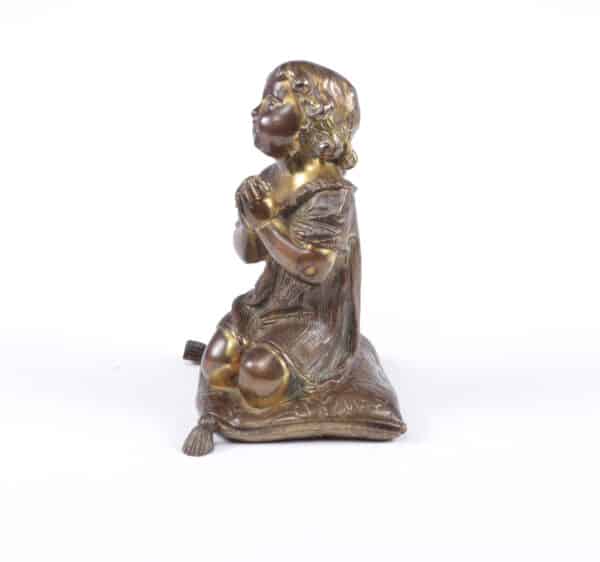 Italian Gilt Bronze Cherub c1860 Antique Art 15
